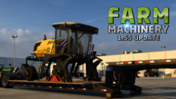 20250608-ATS-SCS hír: 1.55 Update: Farm Machinery DLC Update, 1