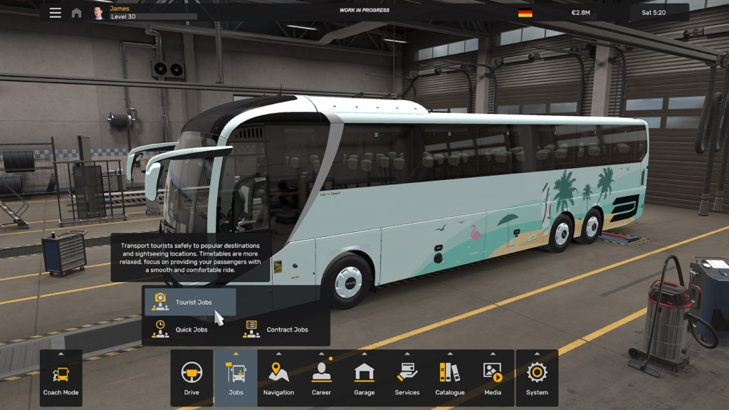 20261007-ETS2-SCS hír: Coaches: Tourist Jobs, 2